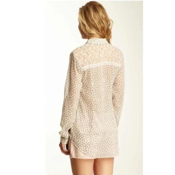 Free People All That Glitters Button Down S NWT - Picture 2 of 7